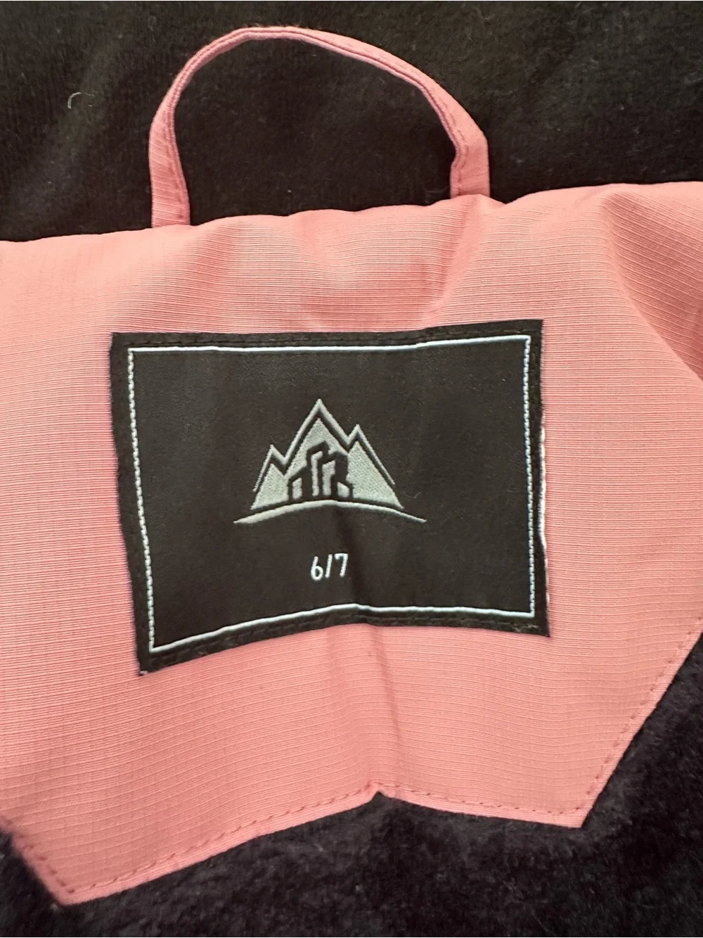 Kids Pink Hooded Winter Jacket - 6-7